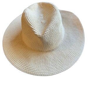 Rusty USA Wide Brim Fedora Panama Hat Lightweight Neutral Unisex Size S/M